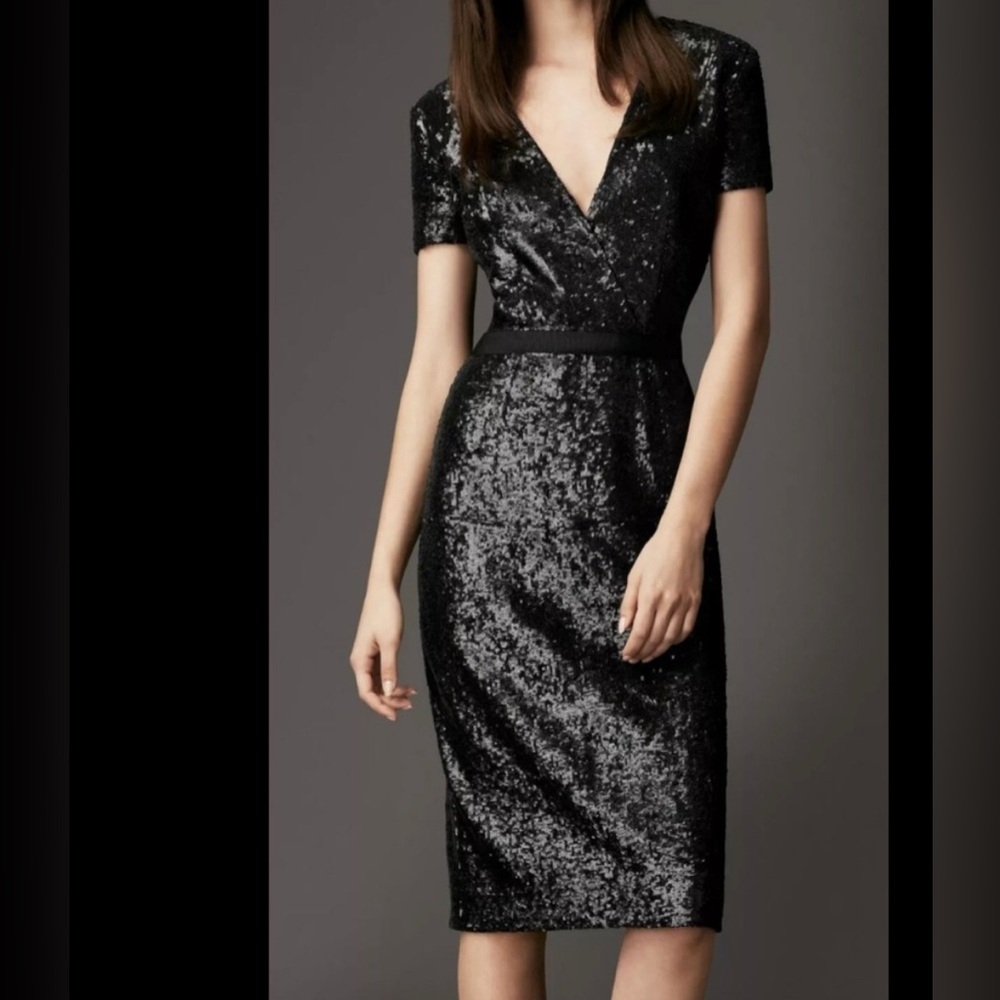 Gorgeous Sequin Burberry Dress, Size 8.  Gorgeous